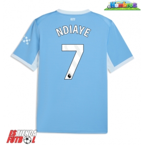 Manchester City Iliman Ndiaye #7 Primera Equipación 2026-27 Manga Corta